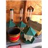 Image 3 : Decorative Flower Pot & Assortment of Bird Buffet Feeders