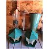 Image 3 : Large Aqua Vase Plant Holder & Assorted Bird Snack Shacks