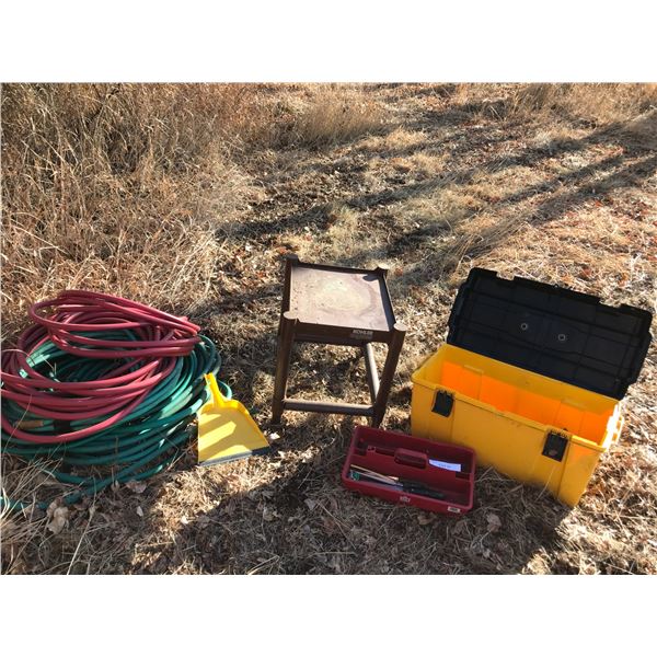 Kohler Engines Table, Gardening Tools, Tool Box, Garden Hoses & Dust Pan