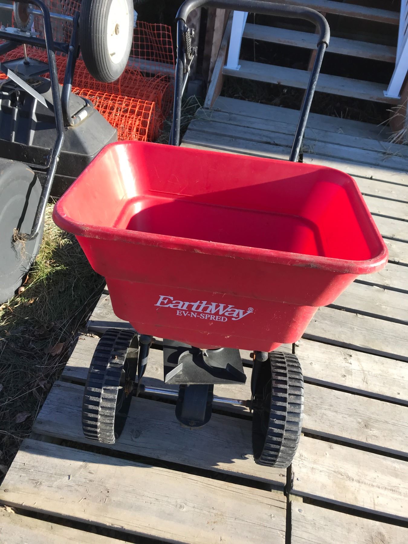 Snow Fence, EarthWay Evnspreader Cart, Tiller, Broadcast Spreader 175