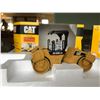 Image 5 : CAT die cast model hydraulic excavator; CAT die cast model vibratory asphalt compactor