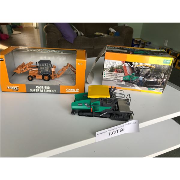 Vogele model tracked paver; Ertl die cast model