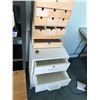 Image 5 : 3-Drawer Filing Cabinet, 2 Wooden 7 drawer storage cabinets, 8 cubby storage unit, Black & Decker li