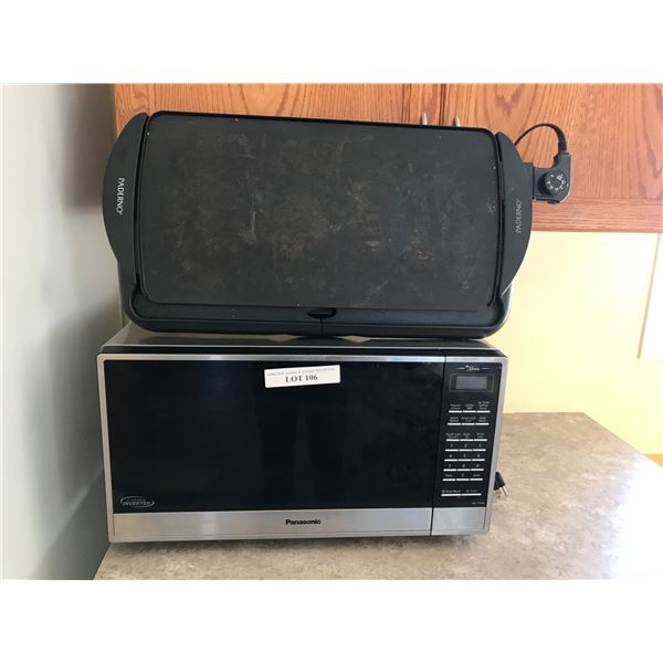 Panasonic Cyclone Inverter, The Genius; Paderno Electric Griddle