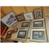 Image 1 : Asst framed pictures, various sizes, incl. series of 4 (Historic Prints of Old Kingston by William H