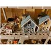 Image 3 : Large lot of asst home décor incl. figurines, bird houses, ceramic countryside home miniatures, Part