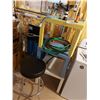 Image 1 : Side tables (x3), seat, bar stool, hoses & nozzles
