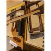 Image 2 : Assorted saws, mallet & 9-part organizer boxes, Dewalt door lock installation kit