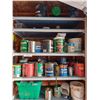 Image 1 : Metal shelf with asst items (incl. nuts, bolts, hardware)
