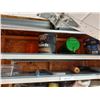 Image 2 : Metal shelf with asst items (incl. nuts, bolts, hardware)