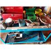 Image 1 : Rolling cart w/asst shop supplies and hardware