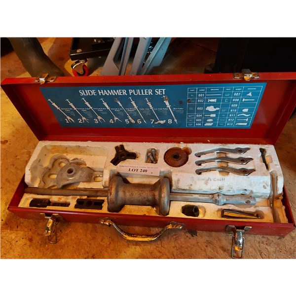 Slide hammer puller set