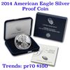 2014 Proof American Silver Eagle 1 oz coin