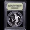 Image 2 : Proof 1996-p Tennis Modern Commem Dollar $1 Graded GEM++ Proof Deep Cameo by USCG