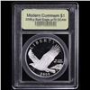 Image 2 : Proof 2008-p Bald Eagle Modern Commem Dollar $1 Graded GEM++ Proof Deep Cameo by USCG