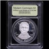 Image 2 : Proof 2009-p Louis Braille Modern Commem Dollar $1 Graded GEM++ Proof Deep Cameo by USCG