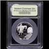 Image 2 : Proof 2015-s U.S. Marshal Modern Commem Half Dollar 50c Graded GEM++ Proof Deep Cameo by USCG