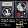 Image 1 : Proof 2016-p National Park Service Modern Commem Dollar $1 Graded GEM++ Proof Deep Cameo by USCG
