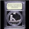 Image 2 : Proof 2017-p Boys Town Modern Commem Dollar $1 Graded GEM++ Proof Deep Cameo by USCG