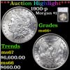 Image 1 : 1900-p Morgan Dollar $1 Graded ms66+ By SEGS