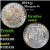 Image 1 : 1921-p Morgan Dollar $1 Grades Choice+ Unc