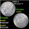 Image 1 : 1901-o Morgan Dollar $1 Grades Choice+ Unc