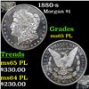 Image 1 : 1880-s Morgan Dollar $1 Grades GEM Unc PL