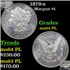 Image 1 : 1879-s Morgan Dollar $1 Grades Choice Unc PL