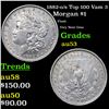 1882-o/s Top 100 Morgan Dollar Vam 3 $1 Grades Select AU