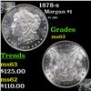 Image 1 : 1878-s Morgan Dollar $1 Grades Select Unc