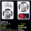 Image 1 : NGC 1886-p Morgan Dollar $1 Graded ms66 By NGC