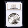 Image 2 : NGC 1923-p Peace Dollar $1 Graded ms65 By NGC