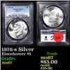 Image 1 : PCGS 1976-s Silver Eisenhower Dollar $1 Graded ms67 By PCGS