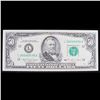 Image 2 : 1990 $50 FRN Minor Mint Error & Intresting Serial #30006878 Grades Gem CU