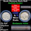 Image 1 : Buffalo Nickel Shotgun Roll in Old Bell Telephone Bank Wrapper 1925 & d Mint Ends
