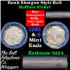 Image 1 : Buffalo Nickel Shotgun Roll in Old Bell Telephone Bank Wrapper 1921 & s Mint Ends