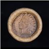 Image 2 : Indian cent 1c Orig Brandt McDonalds roll, 1909 end S other end