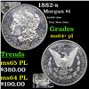 Image 1 : 1882-s Morgan Dollar $1 Grades Choice Unc+ PL