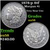 Image 1 : 1878-p 8tf Morgan Dollar $1 Grades Choice AU/BU Slider