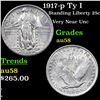 Image 1 : 1917-p Ty I Standing Liberty Quarter 25c Grades Choice AU/BU Slider