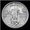 Image 2 : 1917-p Ty I Standing Liberty Quarter 25c Grades Choice AU/BU Slider
