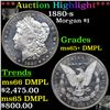 Image 1 : 1904-o Morgan Dollar $1 Grades GEM+ Unc