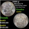 Image 1 : 1886-p Morgan Dollar $1 Grades Choice+ Unc