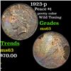 Image 1 : 1923-p Peace Dollar $1 Grades Select Unc