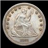 Image 2 : ***Auction Highlight*** 1861-p Seated Liberty Quarter 25c Graded Choice Unc By USCG (fc)