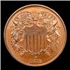 Image 2 : Proof ***Auction Highlight*** 1873 Closed 3 Two Cent Piece TOP POP! 2c Graded pr67 rb By SEGS (fc)