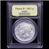 Image 4 : ***Auction Highlight*** 1921-p Peace Dollar $1 Graded Select Unc By USCG (fc)