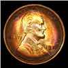 Image 2 : 1917-p Lincoln Cent Rainbow Toned 1c Graded GEM Unc RD By USCG