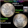 ***Auction Highlight*** 1888-o Morgan Dollar $1 Graded ms67 By SEGS (fc)