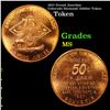 1957 Grand Junction Colorado Diamond Jubilee Token Grades MS